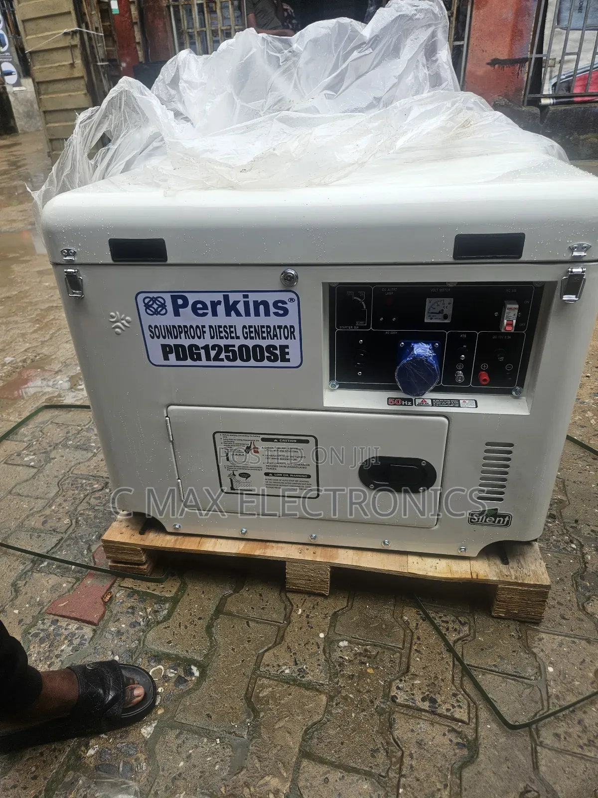 12kva Perkins Diesel Soundproof Generator Available