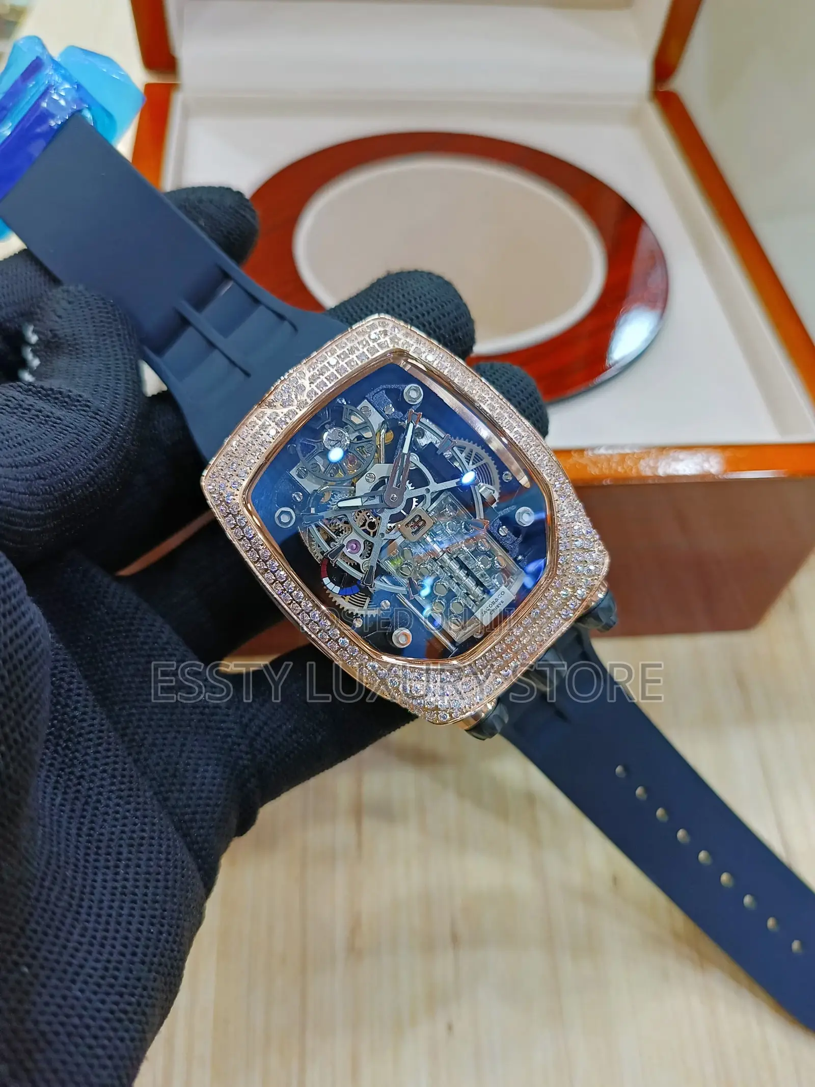 High Quality Luxury Jacob and Co Rubber Wristwatch