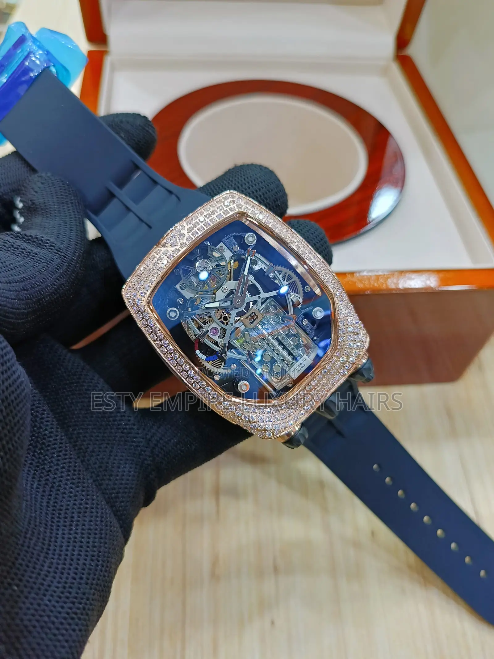 High Quality Luxury Jacob and Co Rubber Wristwatch