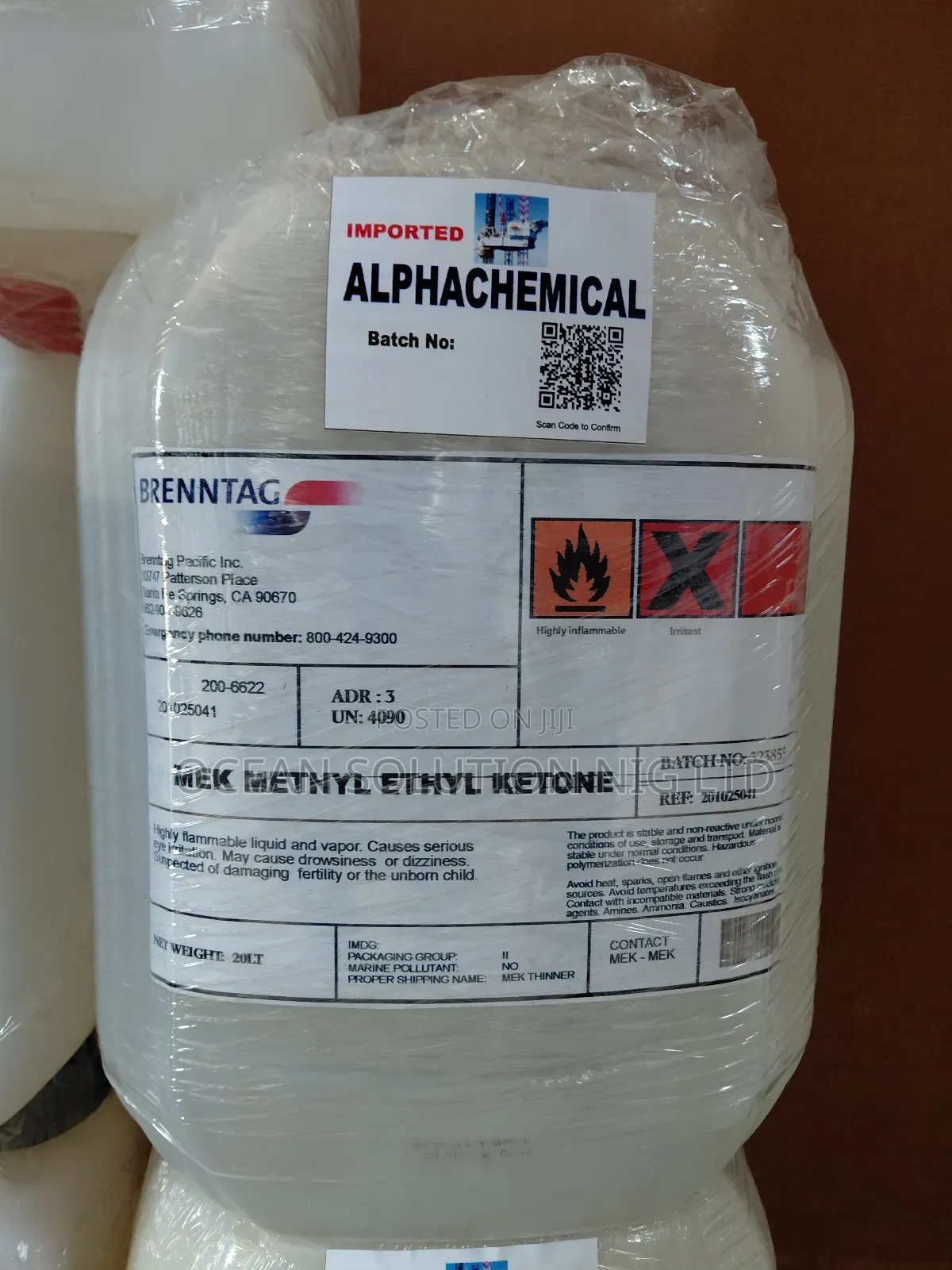 Methyl Ethyl Ketone (Mek) Butanone.
