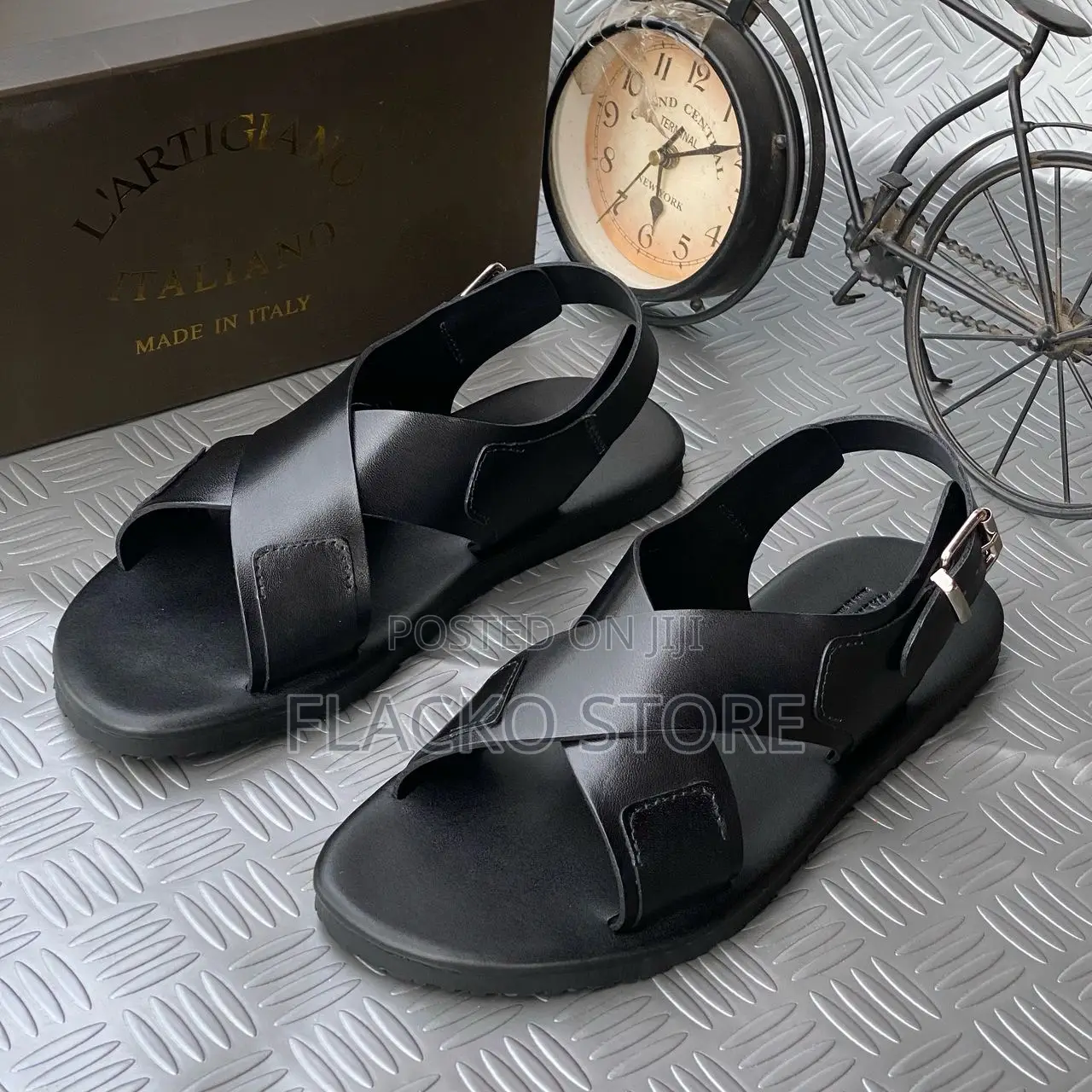 Original L’Artigiano Italian Leather Sandals