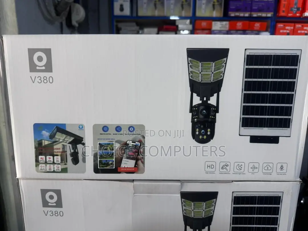 Solar Camera + Lighting Single Lens 450w V380