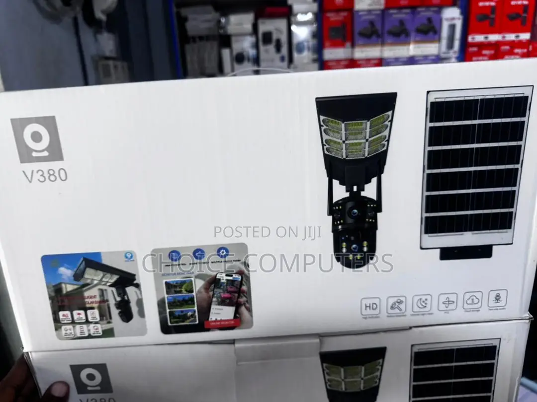 Solar Camera + Lighting Single Lens 450w V380