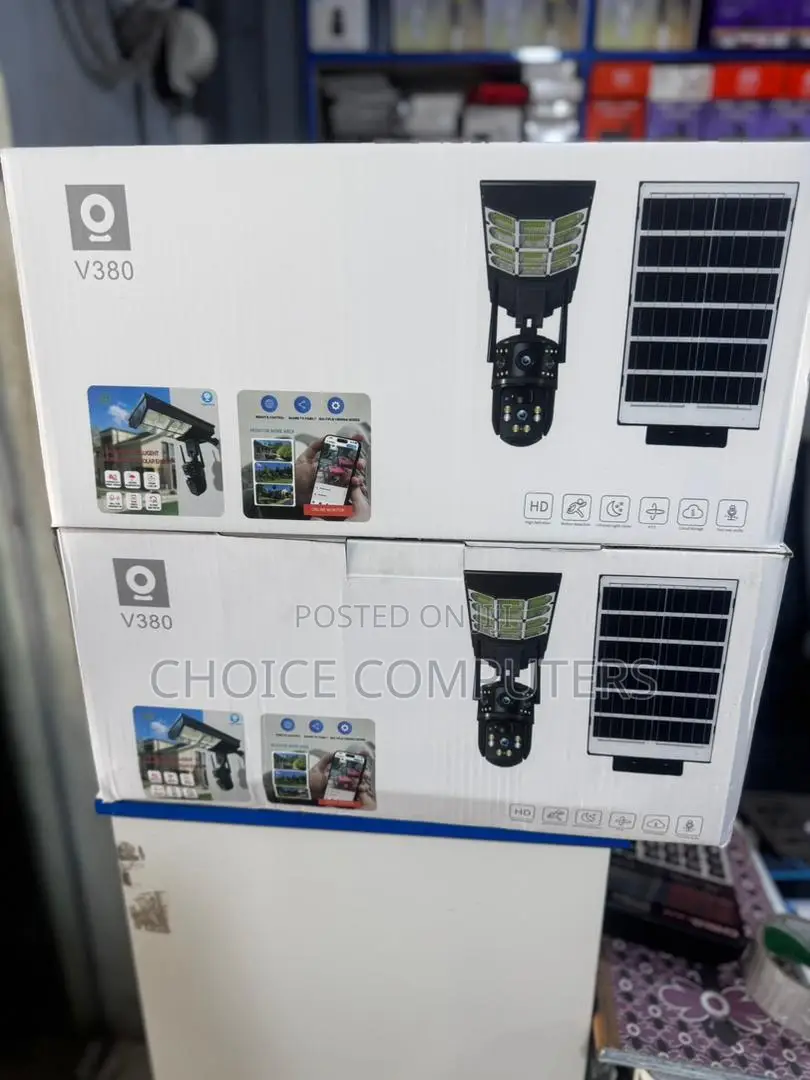 Solar Camera + Lighting Single Lens 450w V380