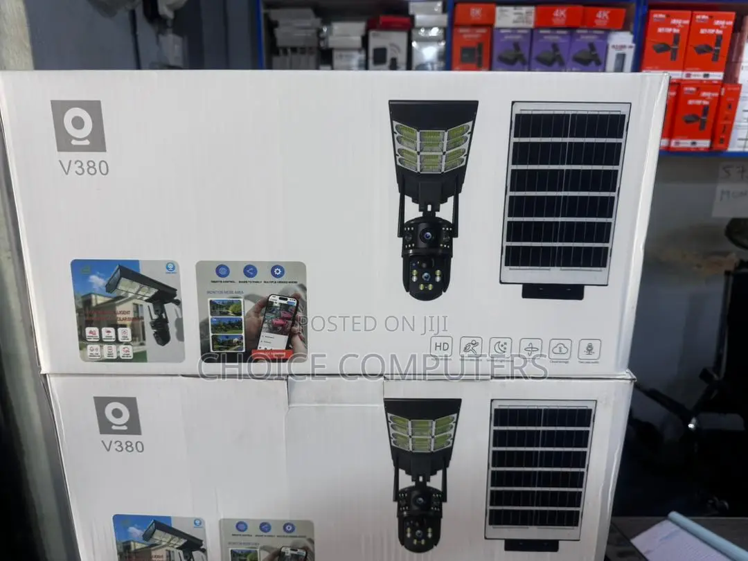 Solar Camera + Lighting Single Lens 450w V380