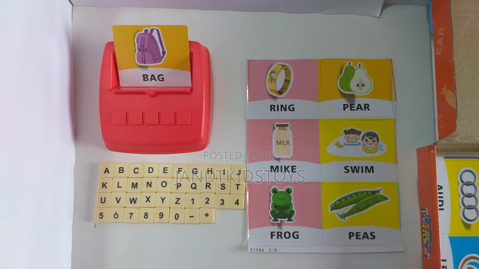 English Word Spelling Puzzle Set