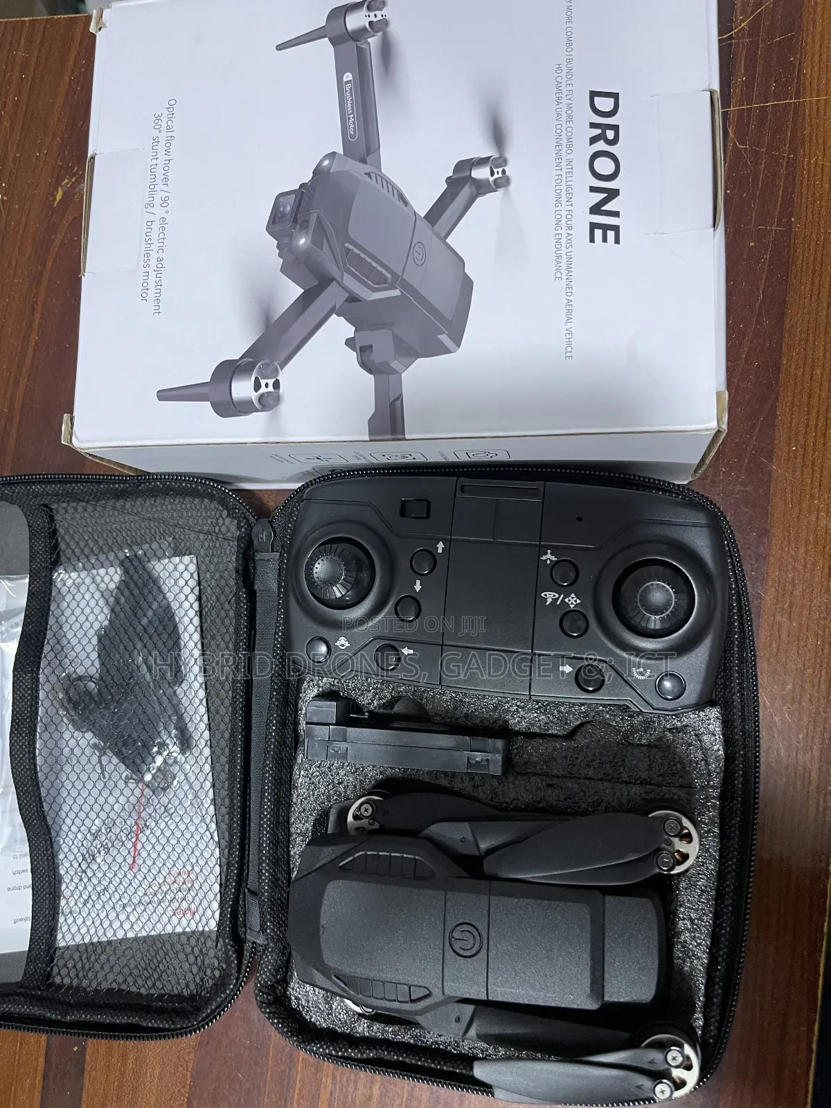  Mini Drone F198 Brushless Motor Hd + 2 Battery