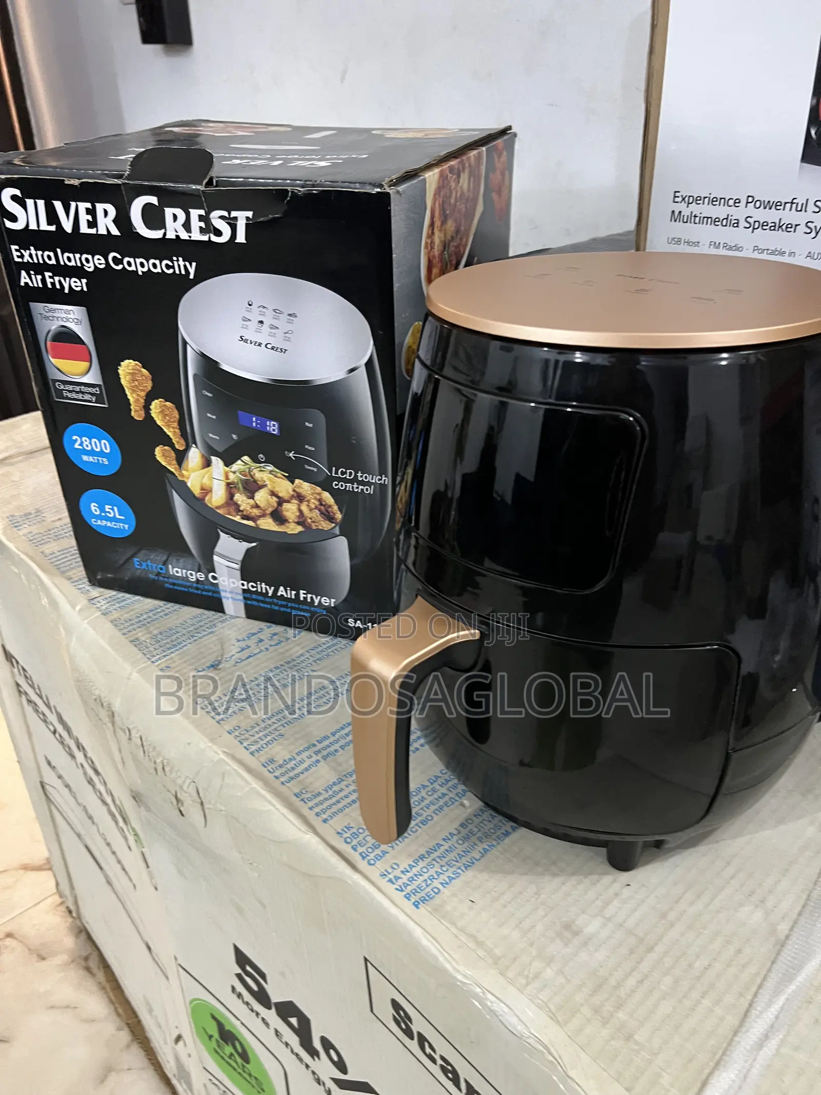 Silver Crest Extra Large Capacity Digital Air Fryer-6.5l