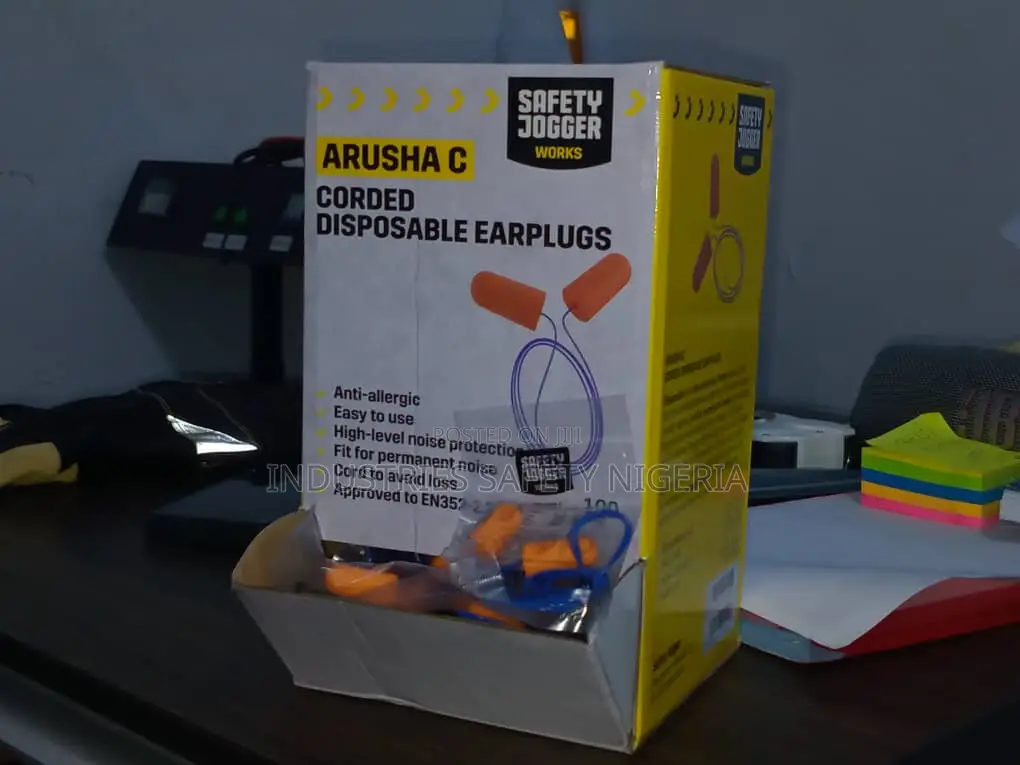Safety Jogger Arusha Foam Corded Earplugs 100pcs