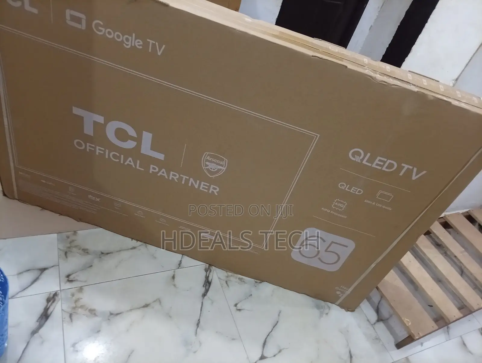 TCL 65” Frameless Smart Tv With Preinstalled Netflix