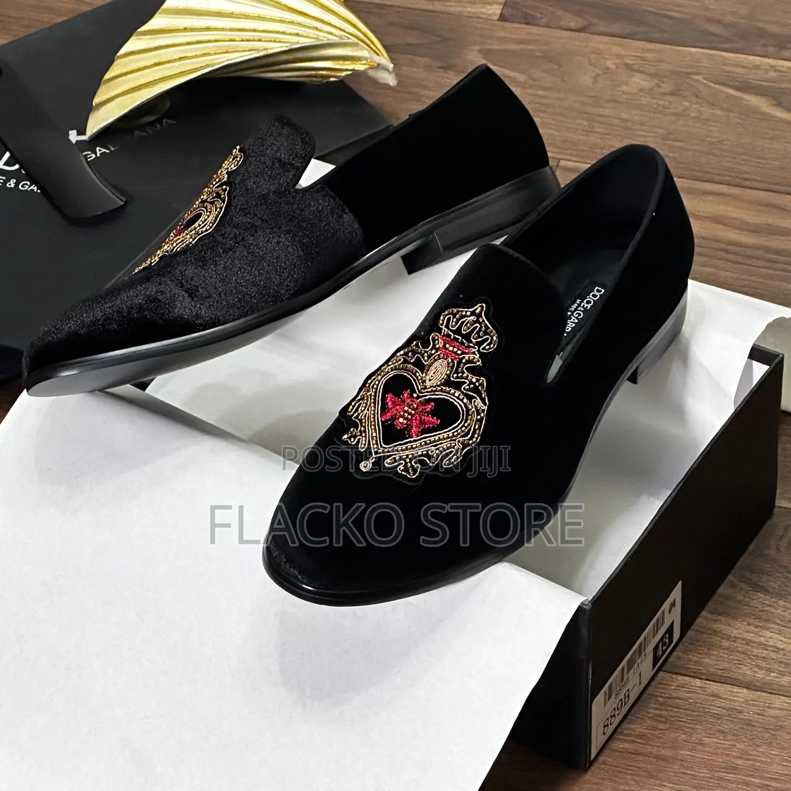 Original Dolce & Gabbana Velvet Loafers