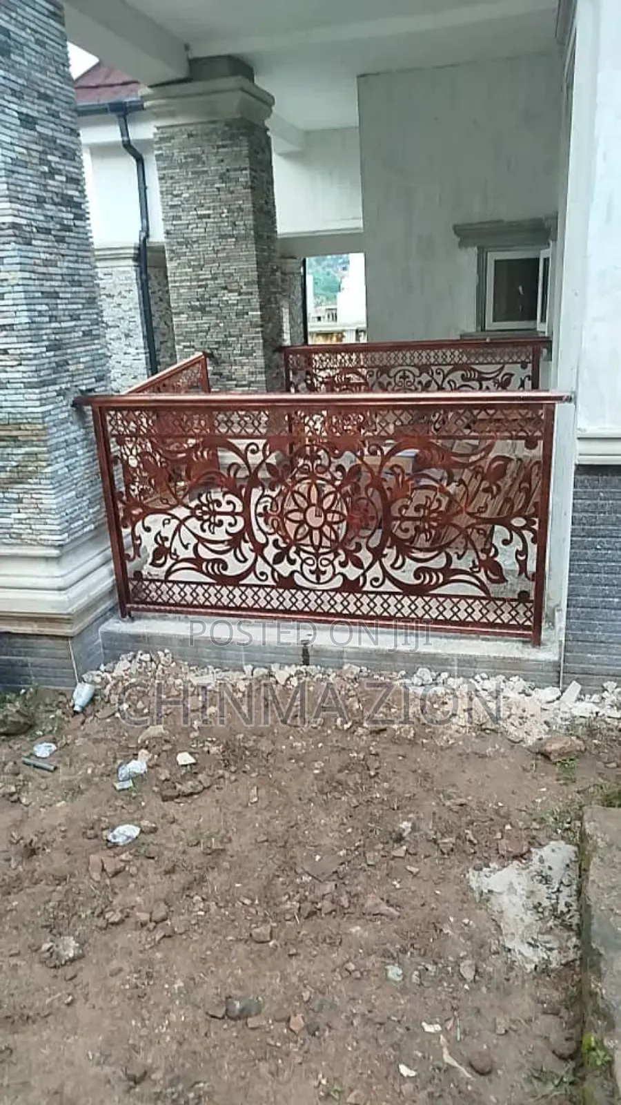 Wrought Iron Laser Cut Handrail