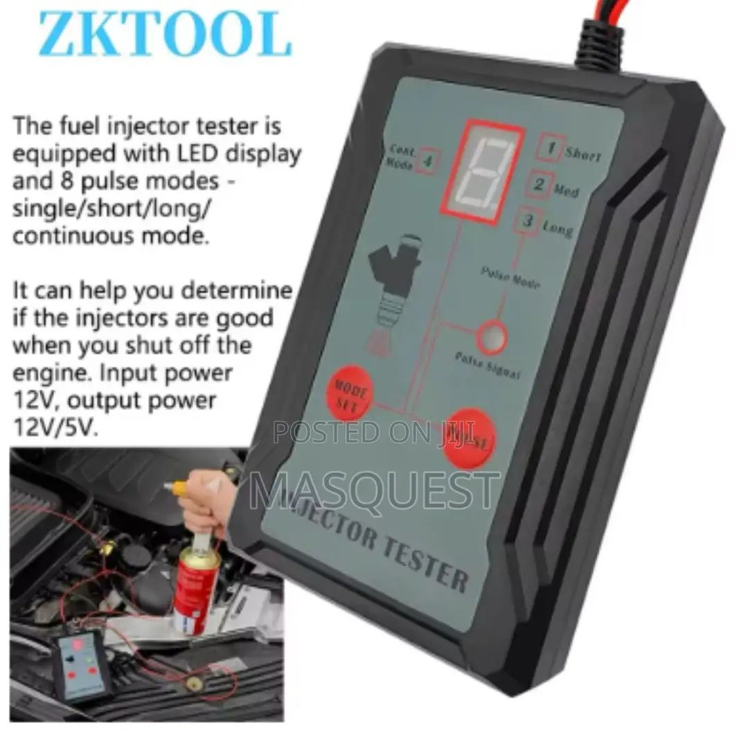 Portable Automotive Fuel Injector Tester