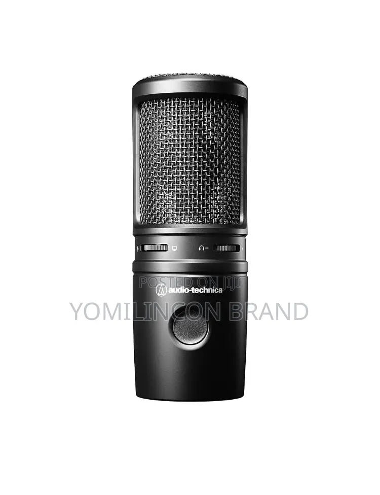 Audio-Technica At2020usb-X Cardioid Condenser Usb Microphone, Black