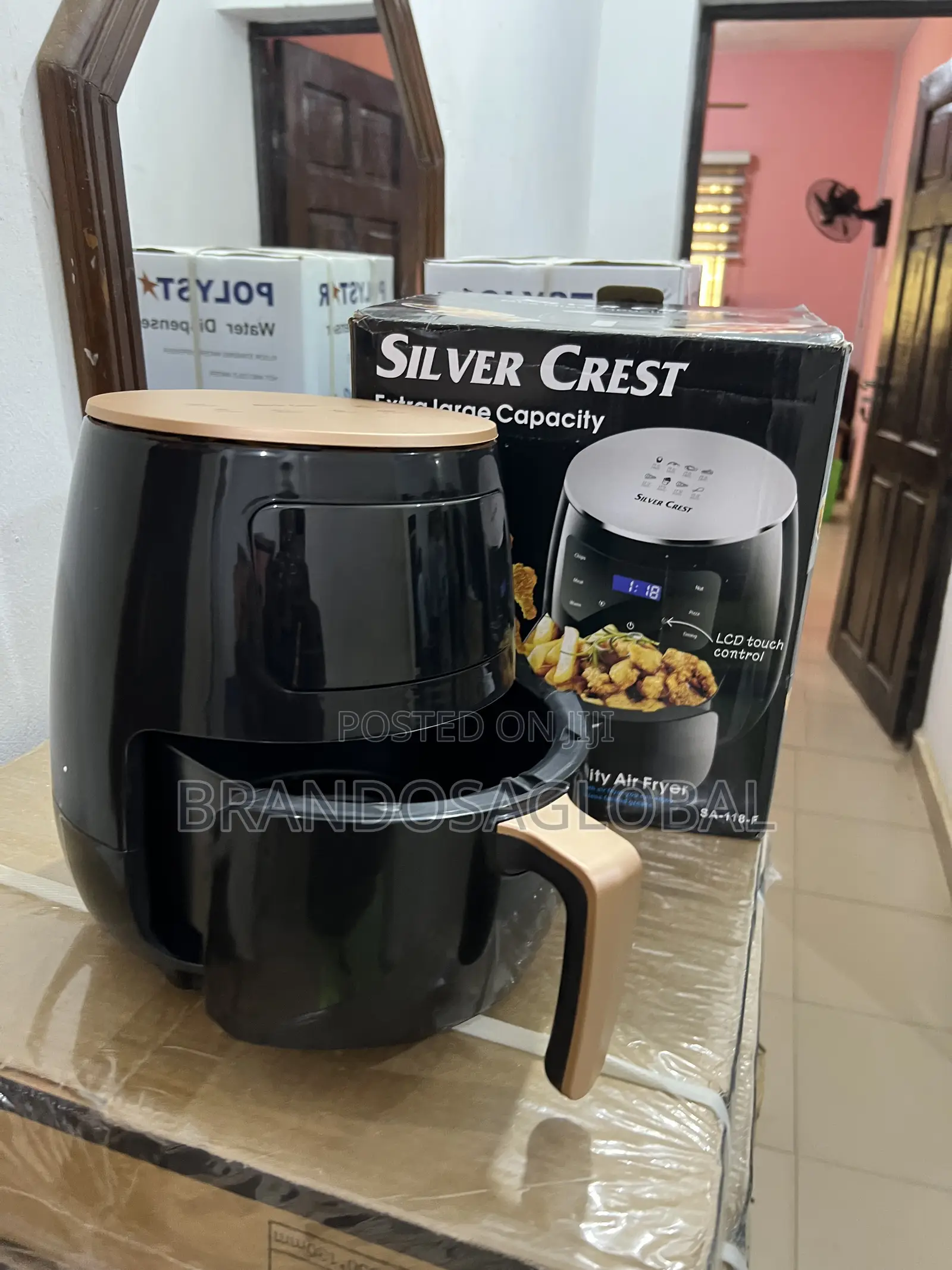 Silver Crest Sa-118-F 6.5l Air Fryer – Family Size Oil-Free Fryer