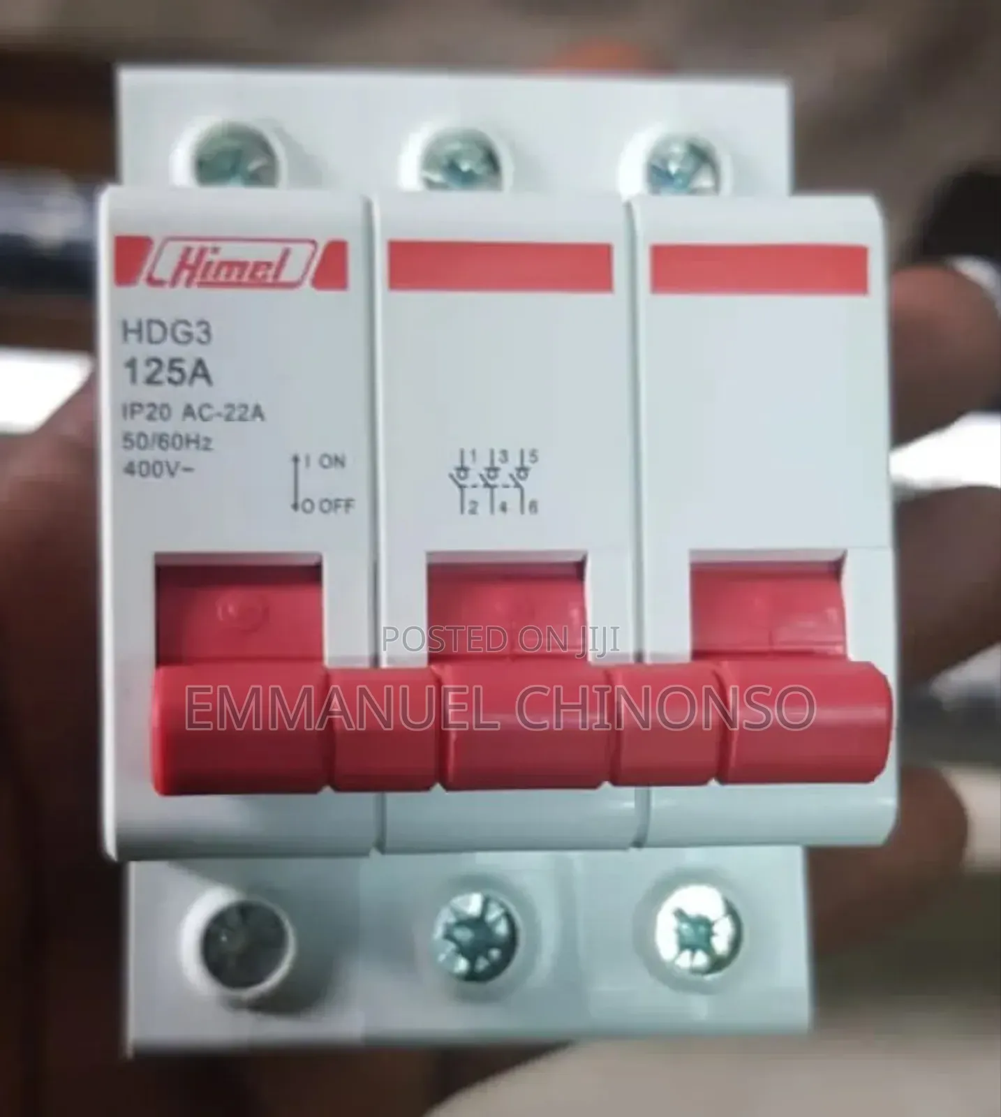 125a 3pole Hemel MCB Breaker