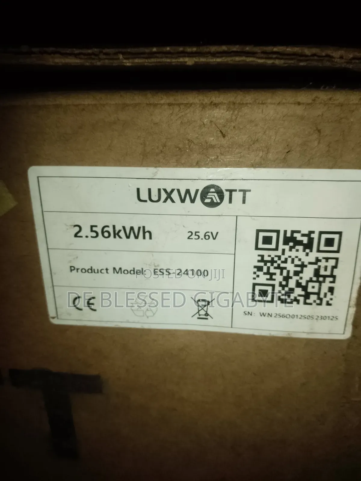 2.58kwh 24v Luxwatts Lithium Battery