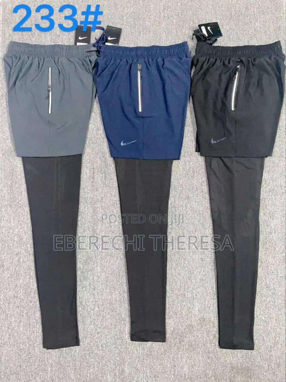 Men Sports Short With Long Tight
