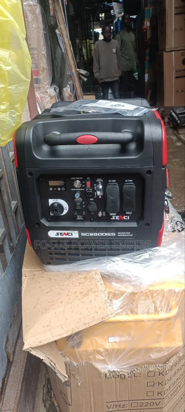 Senci Sc9800ies7.5kva Inverter Generator Smart Silent Noisy.