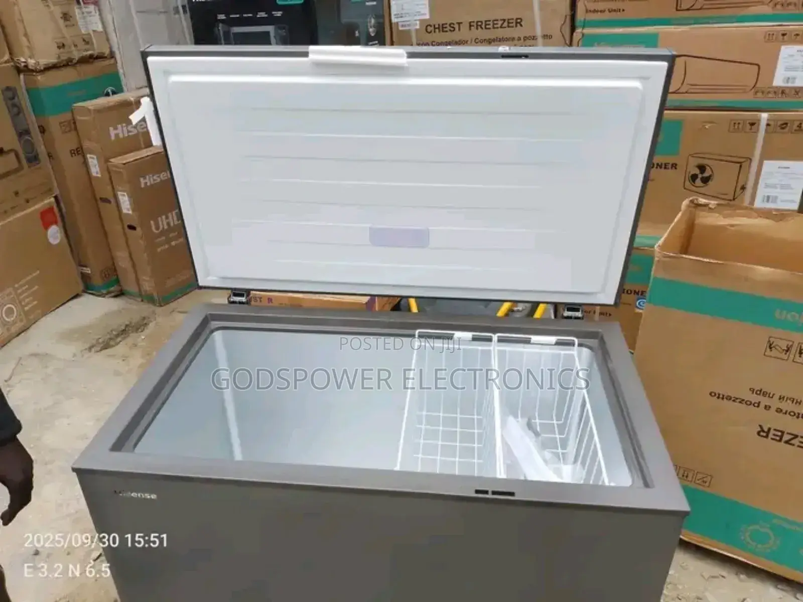 Hisense Fast Super Cooling Deep Freezer Fc340sh 340l