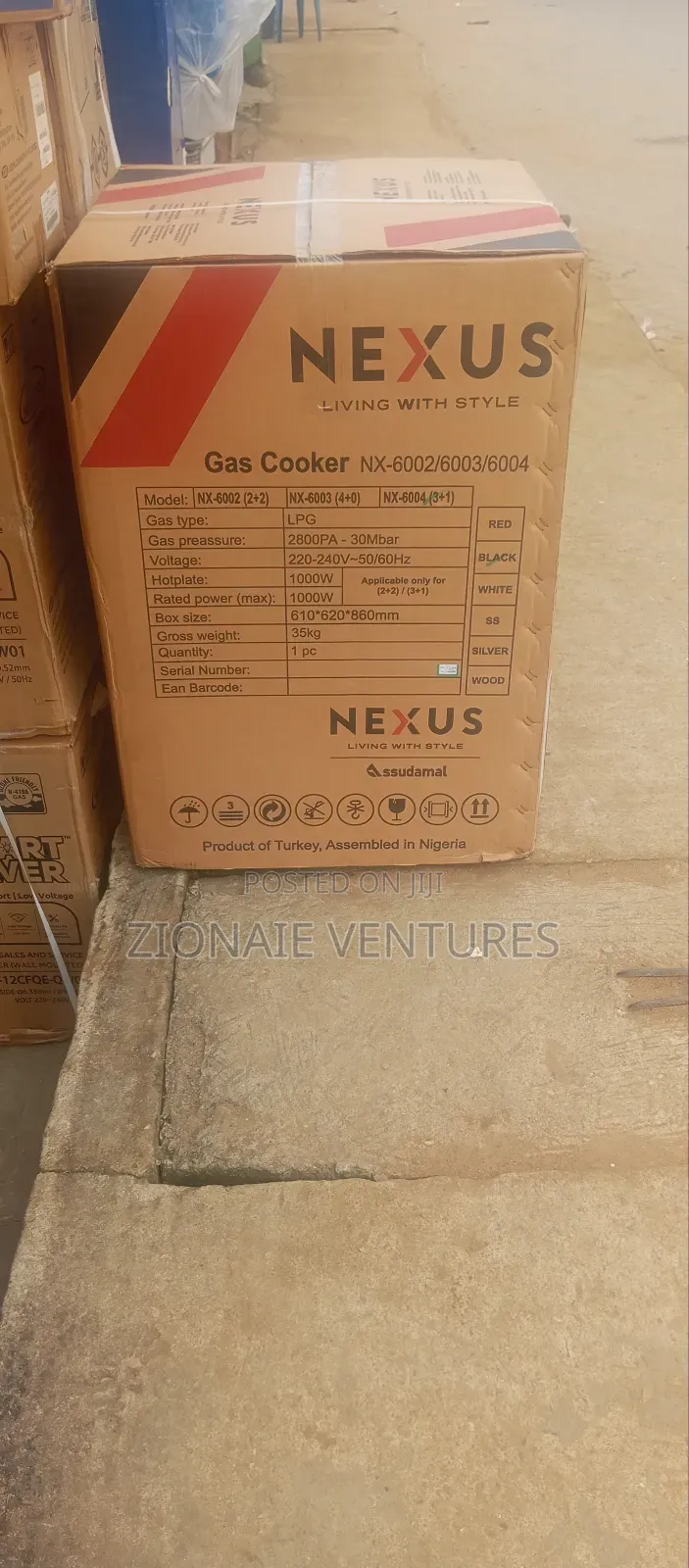 3gas 1 Electric Gas Cooker