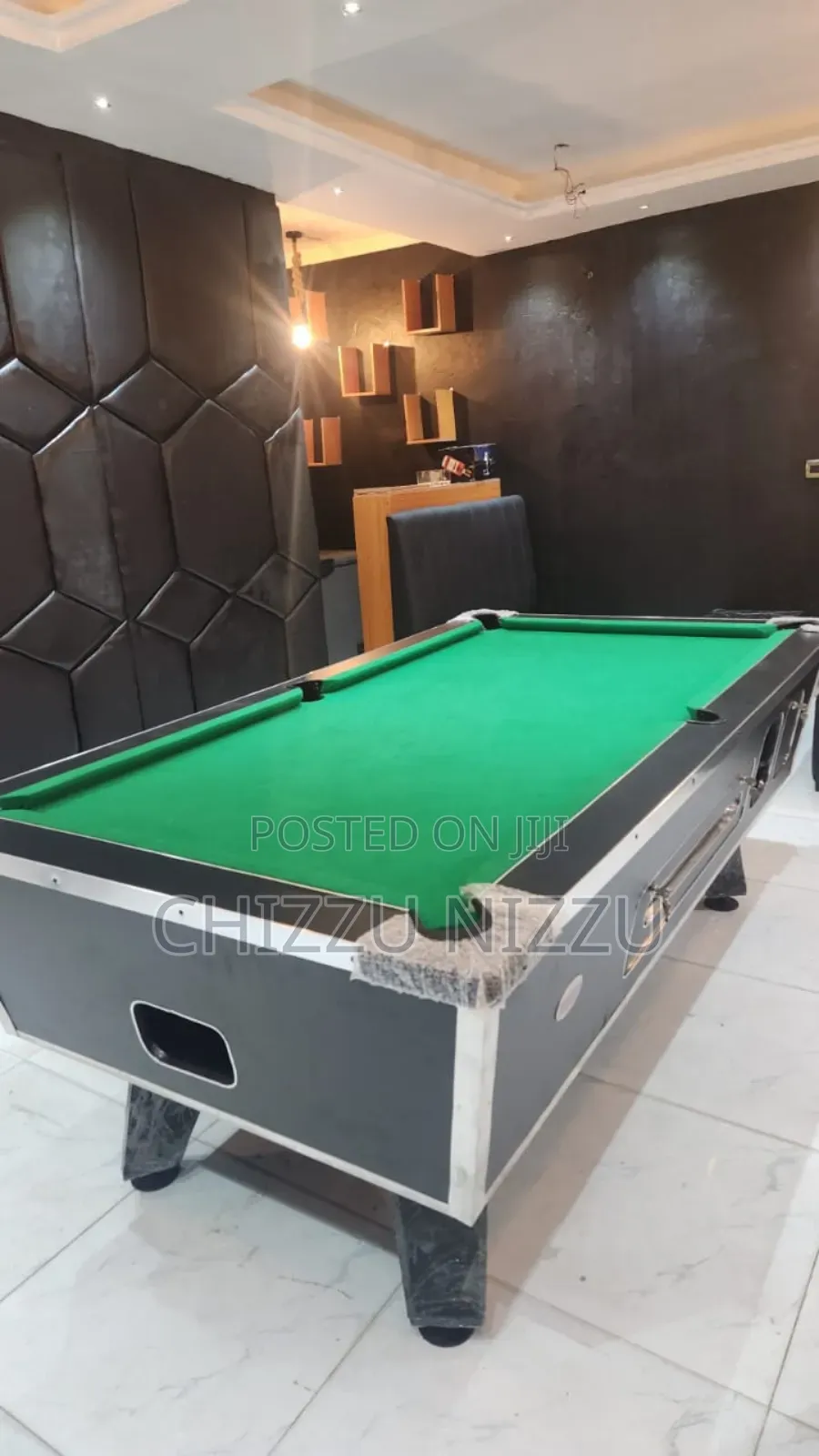 Wooden Top Hdf Standard Coin Operated Snooker Billiard Pool Table