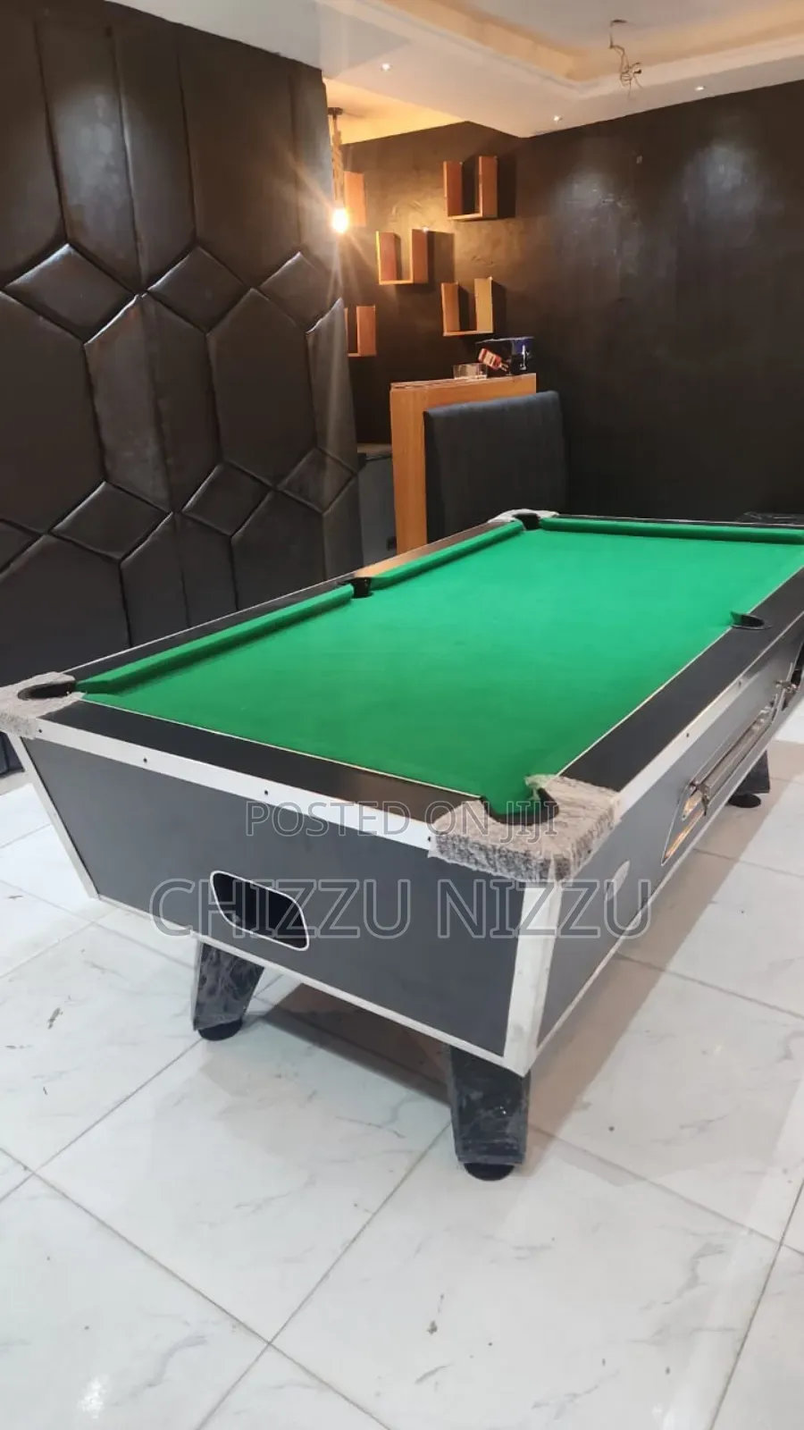 Wooden Top Hdf Standard Coin Operated Snooker Billiard Pool Table