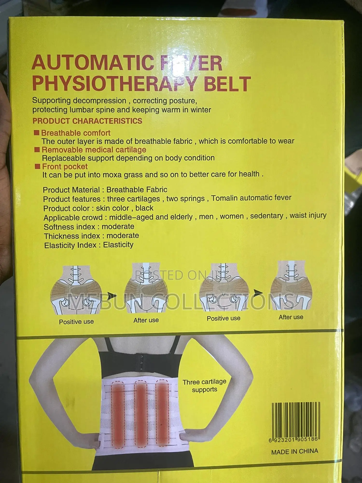 3in1 Waist Slimming Physiotherapy Belt