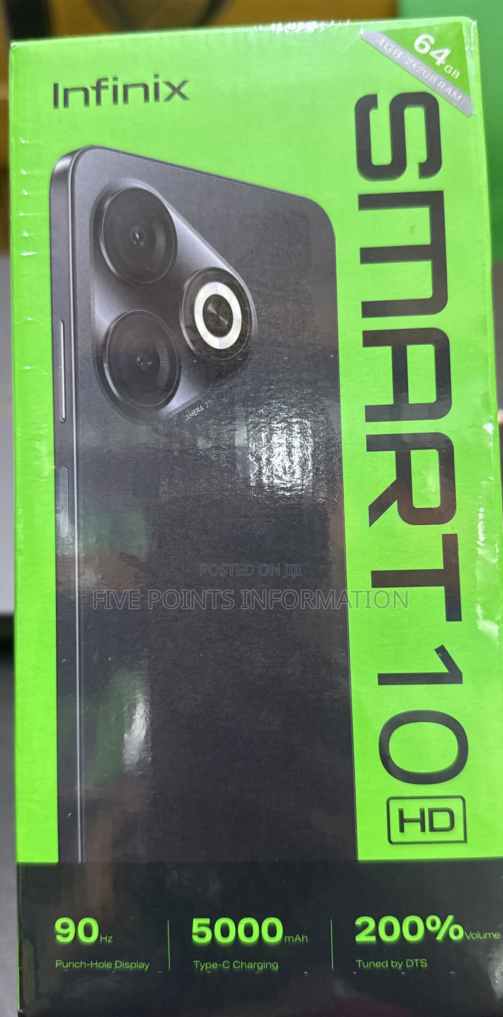 New Infinix Smart 10 HD 64 GB Green