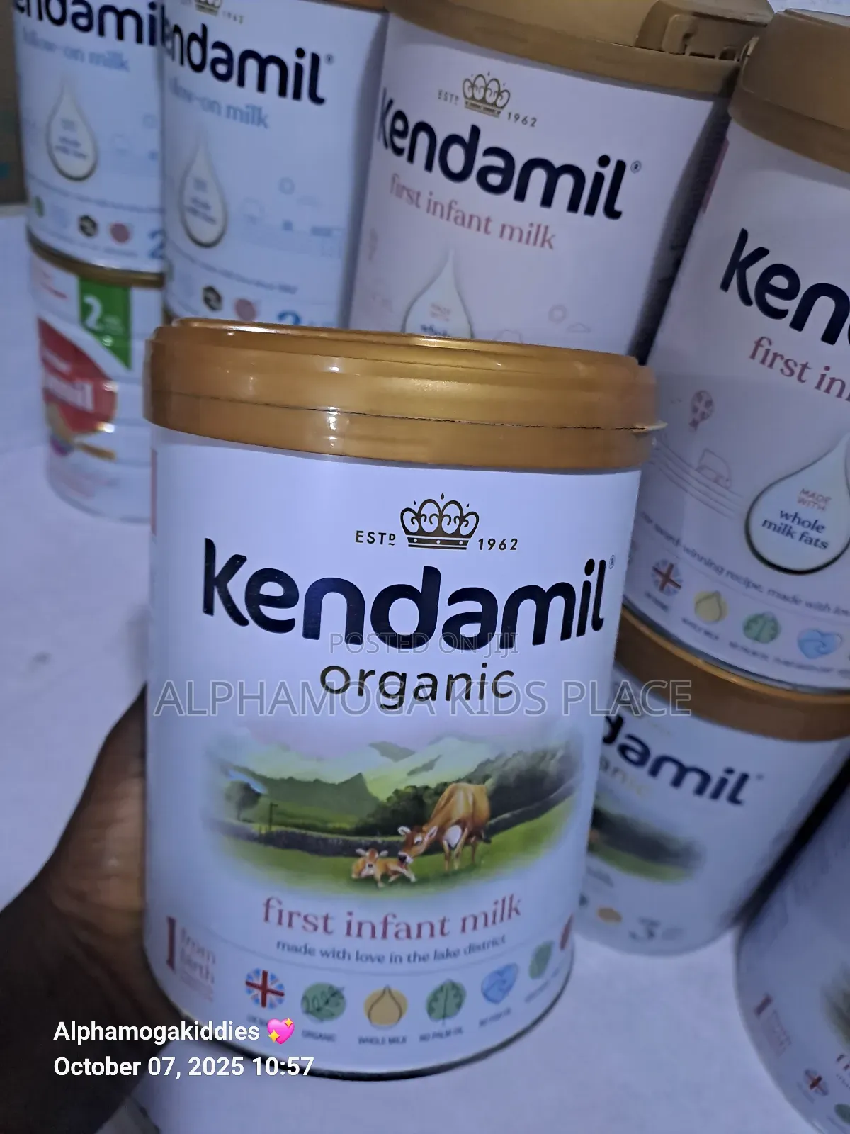 Kendamil Organic Formula (Uk) Stage 1to 3 800g