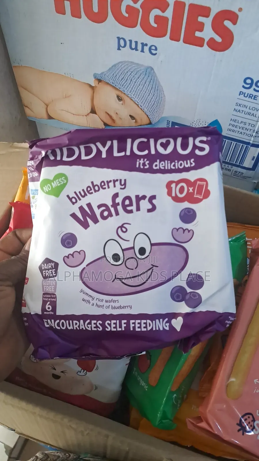 Kiddyilcous Wafers 6months 40g