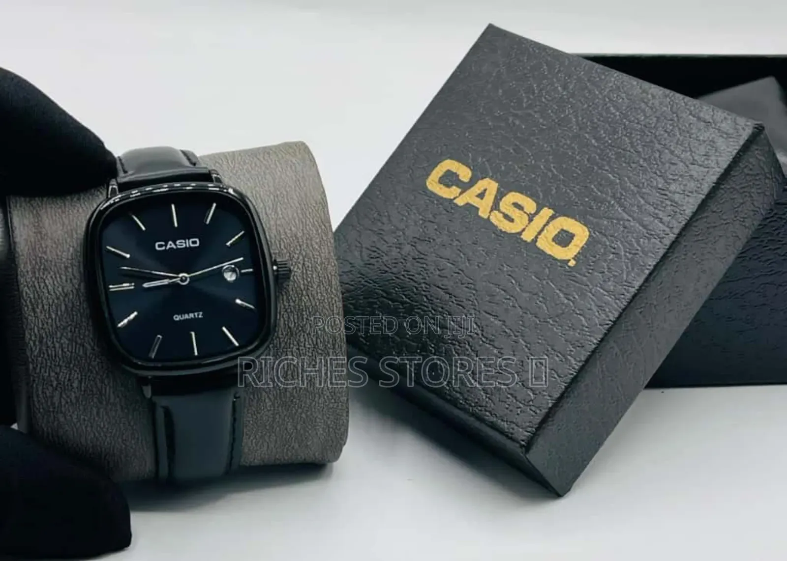 Top Quality Casio Analog Leather Watch.