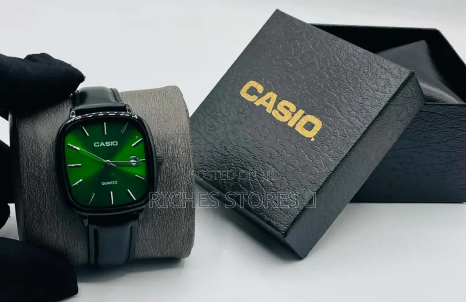 Top Quality Casio Analog Leather Watch.