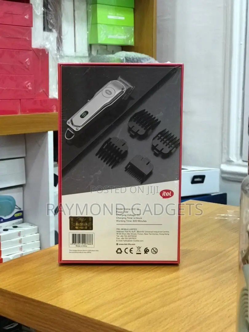 Itel Cordless Hair Clipper Ihc-35 – Stainless Steel Blades, 2500mah