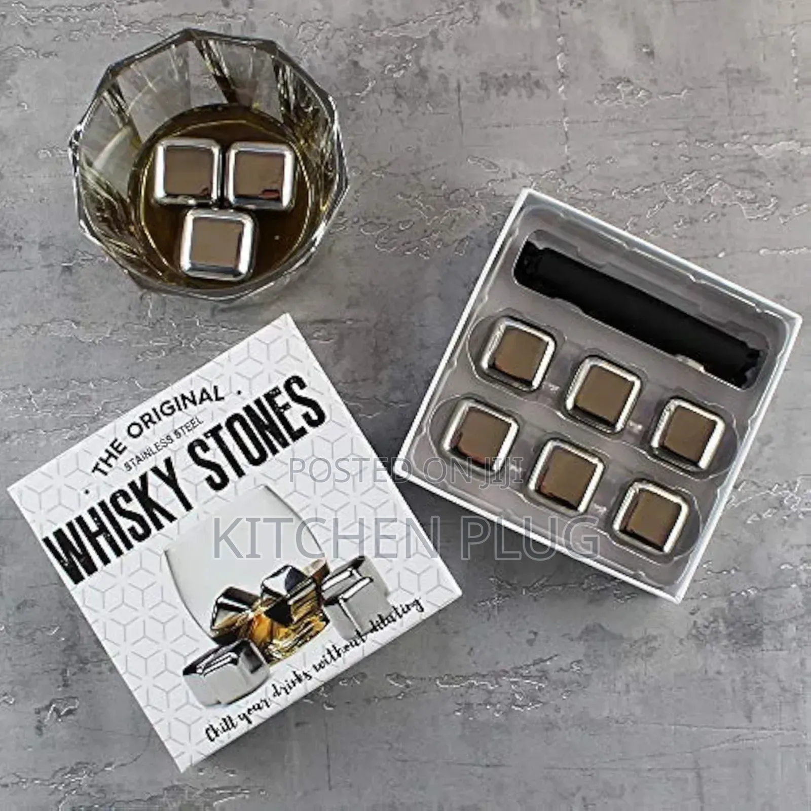 6 PCS Reusable Chilling Stones / Whiskey Stones