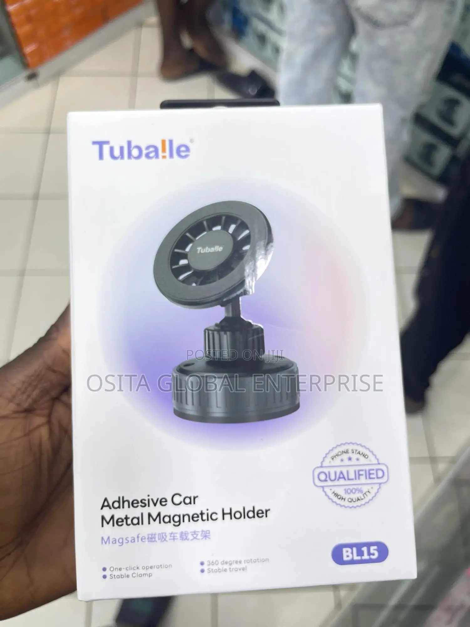 Magnetic Metal Phone Holder For Cars Glasses And Table