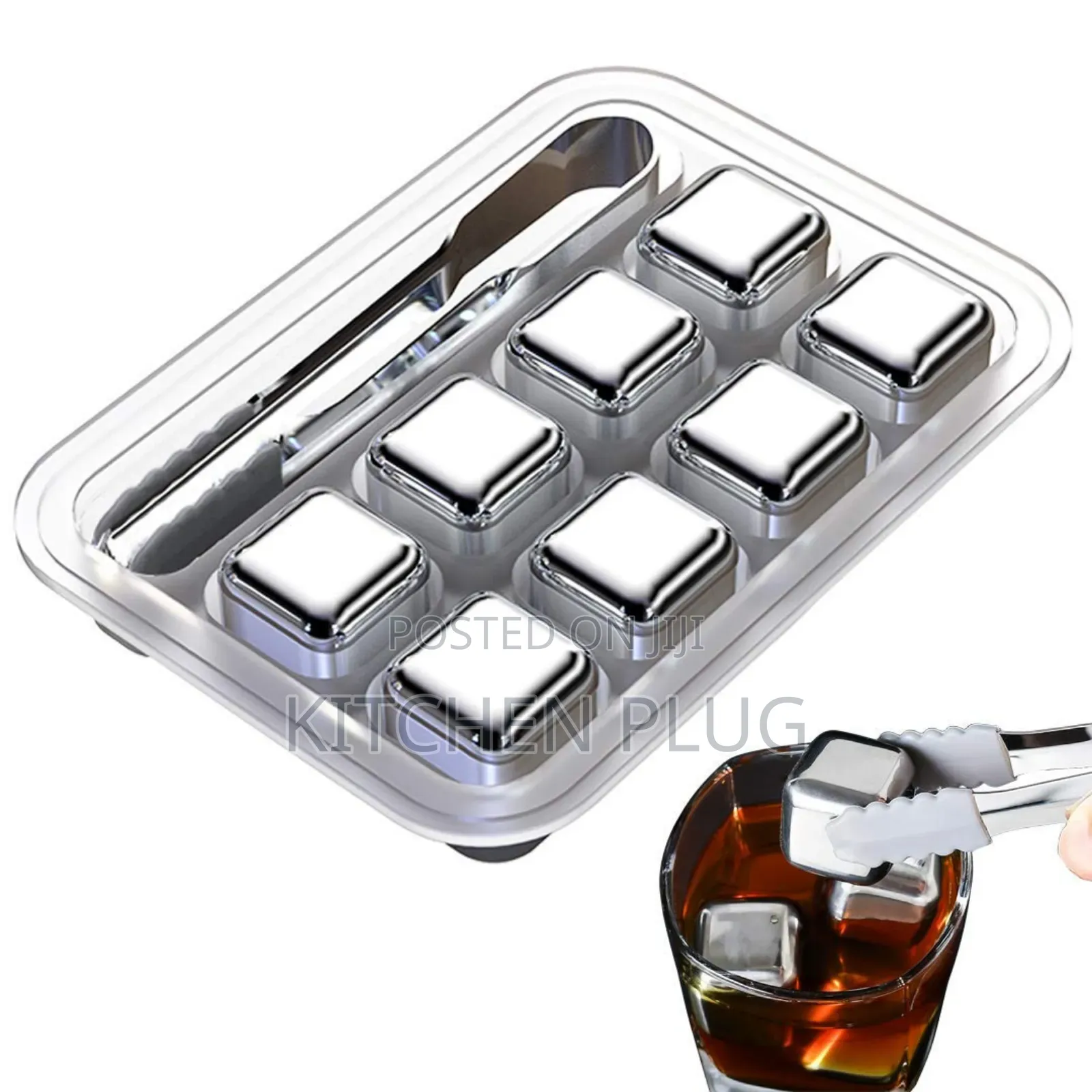 Reusable Ice Cubes Whiskey Stones, 8 PCS