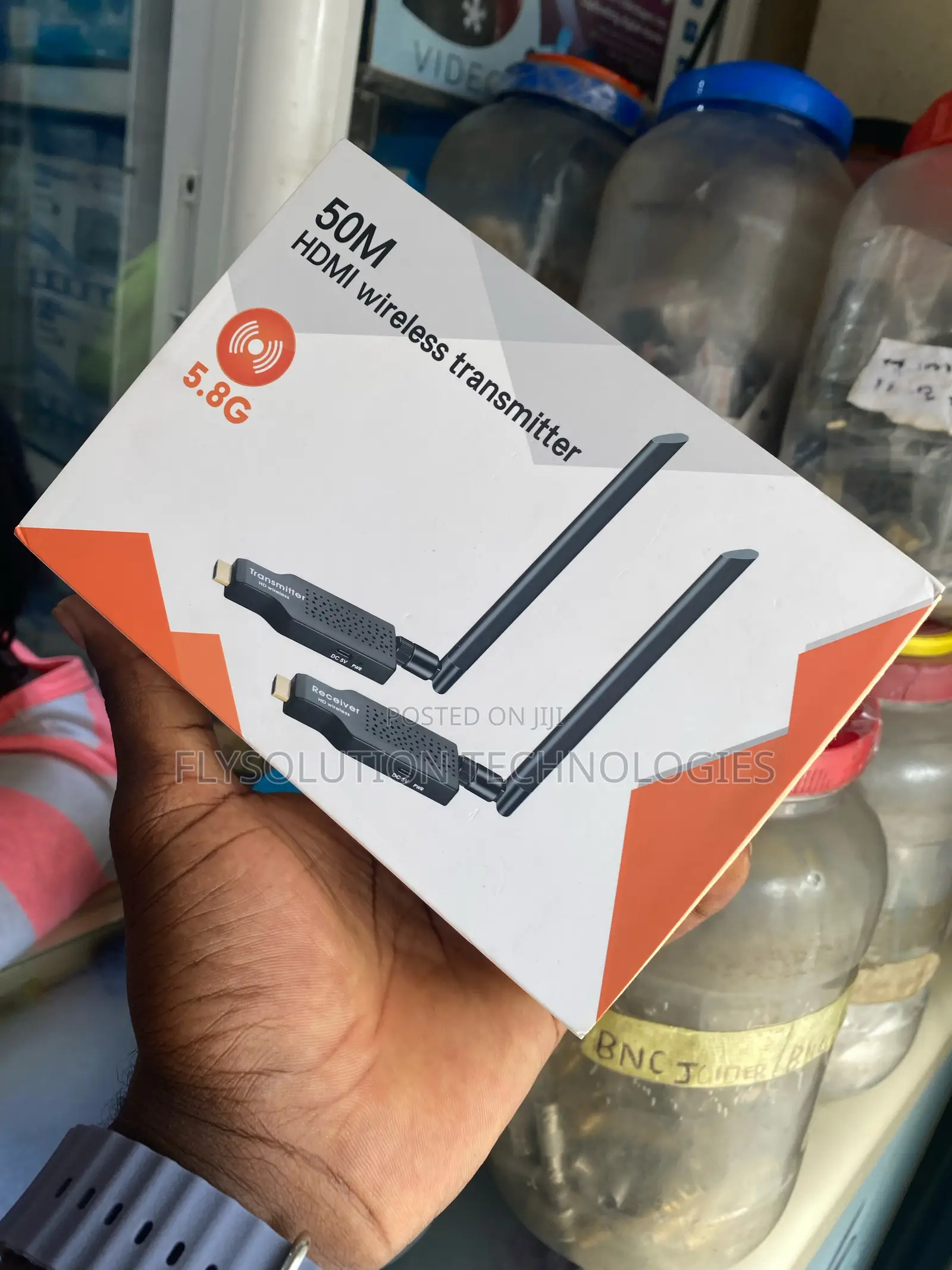 50m Wireless Hdmi Transmitter and Receiver 50 Meters Repeater Kit