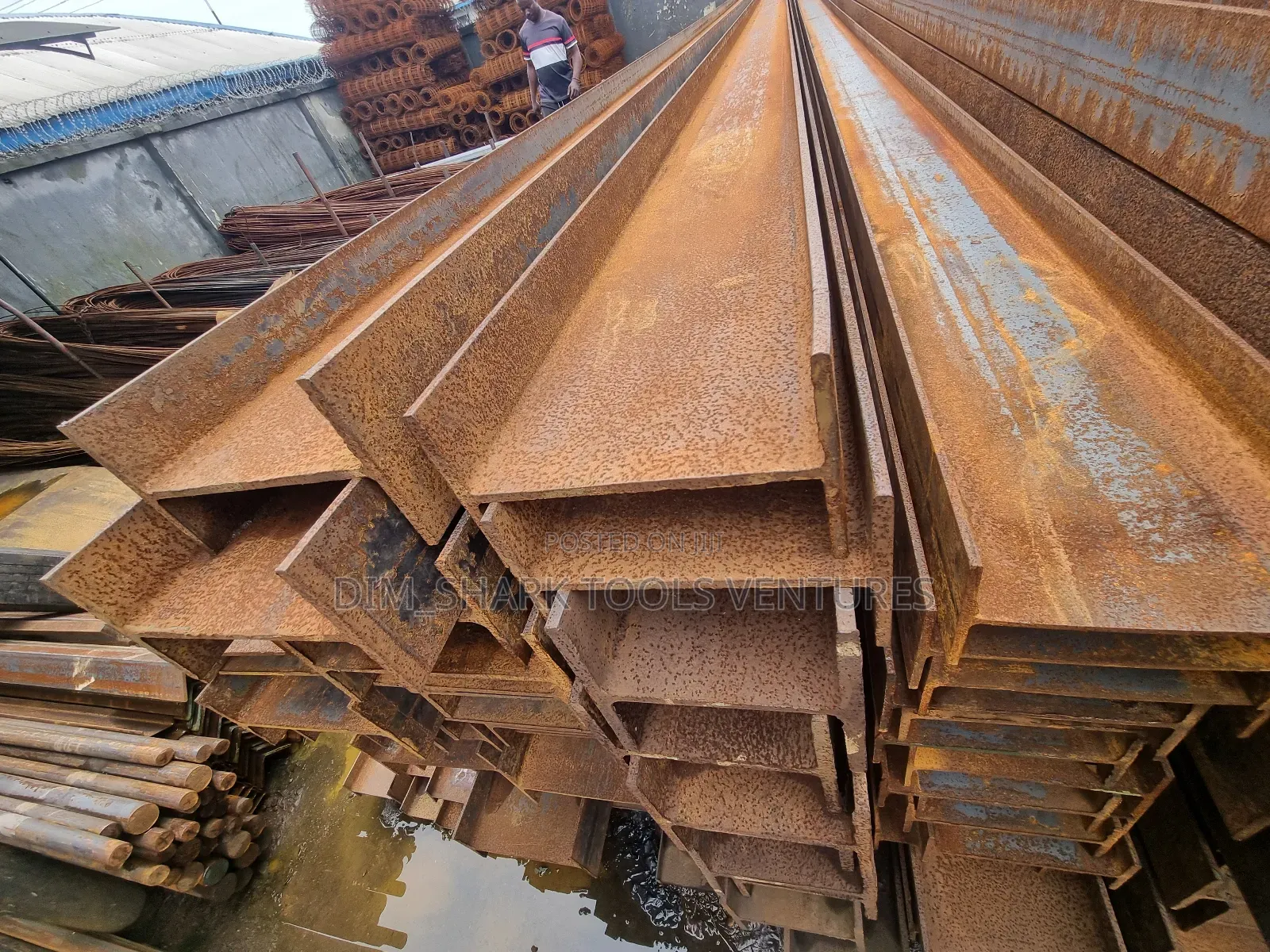 10mm Heavy-Duty Steel H-Beam 12mtr/40feet Length