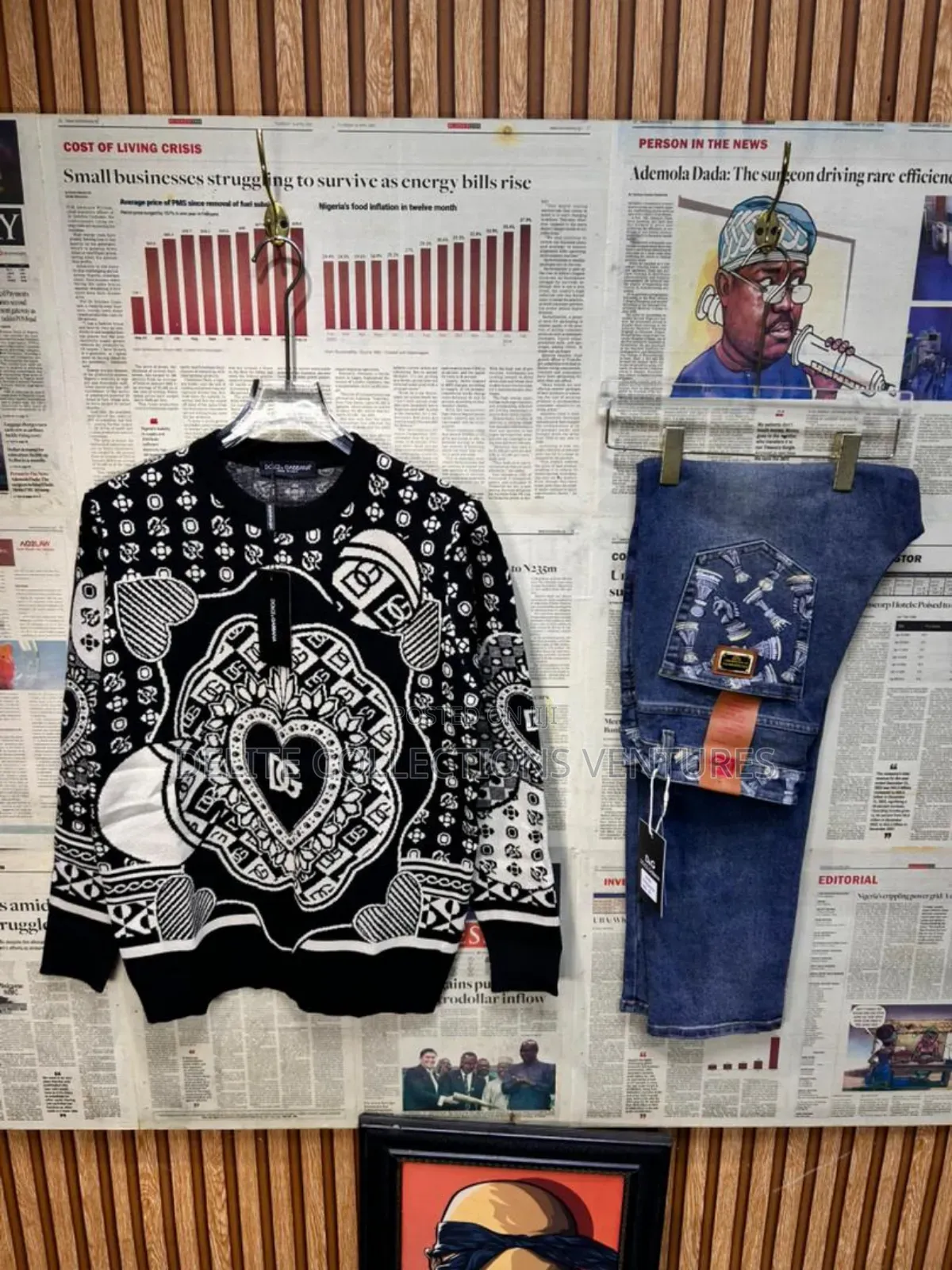 Premium Luxury Dolce Gabbana Combo Sweat Tops, Sizes M-3xl Jeans