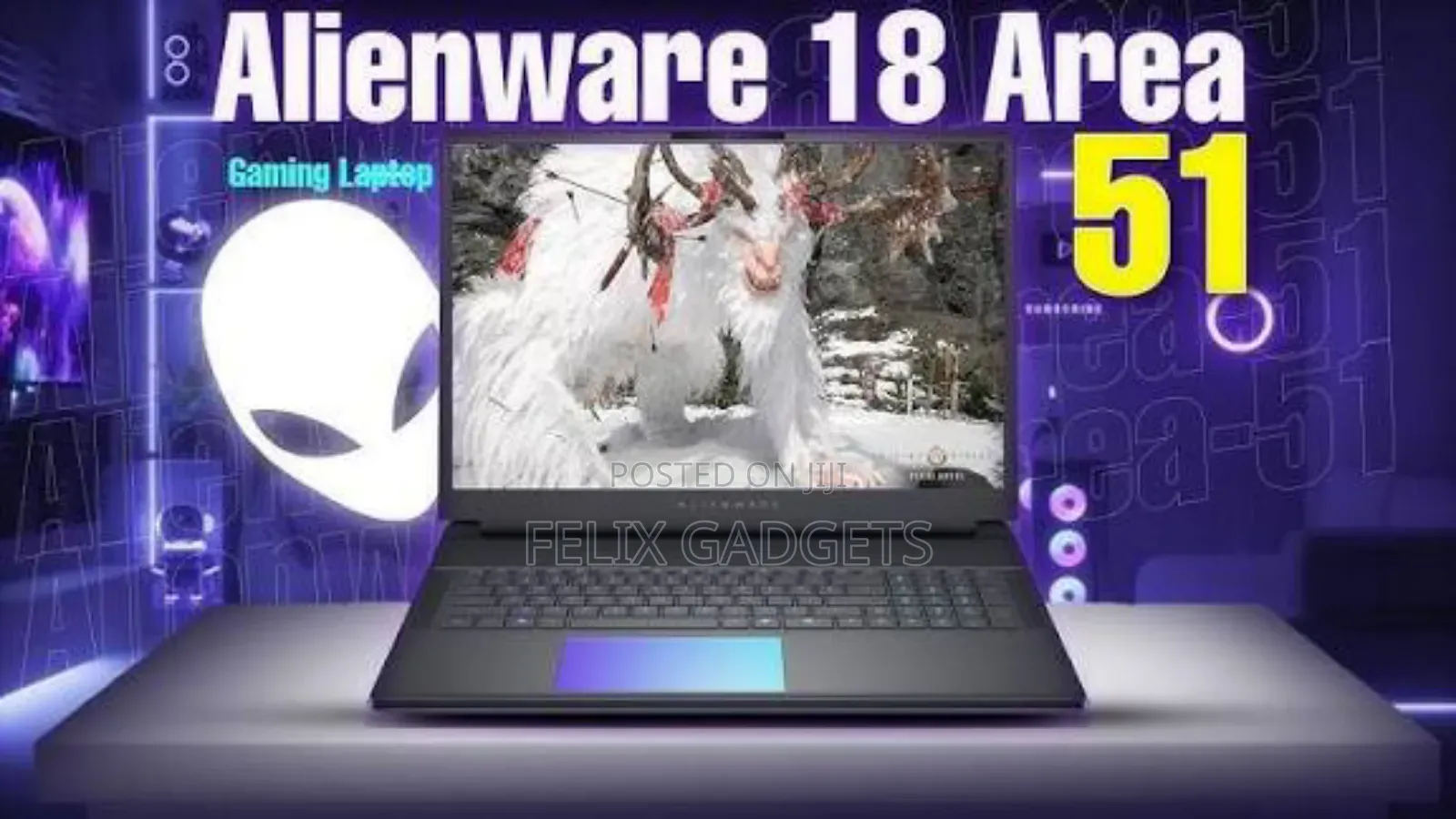 New Laptop Dell Alienware 18 Area-51 64GB Intel Core Ultra 9 SSD 2T