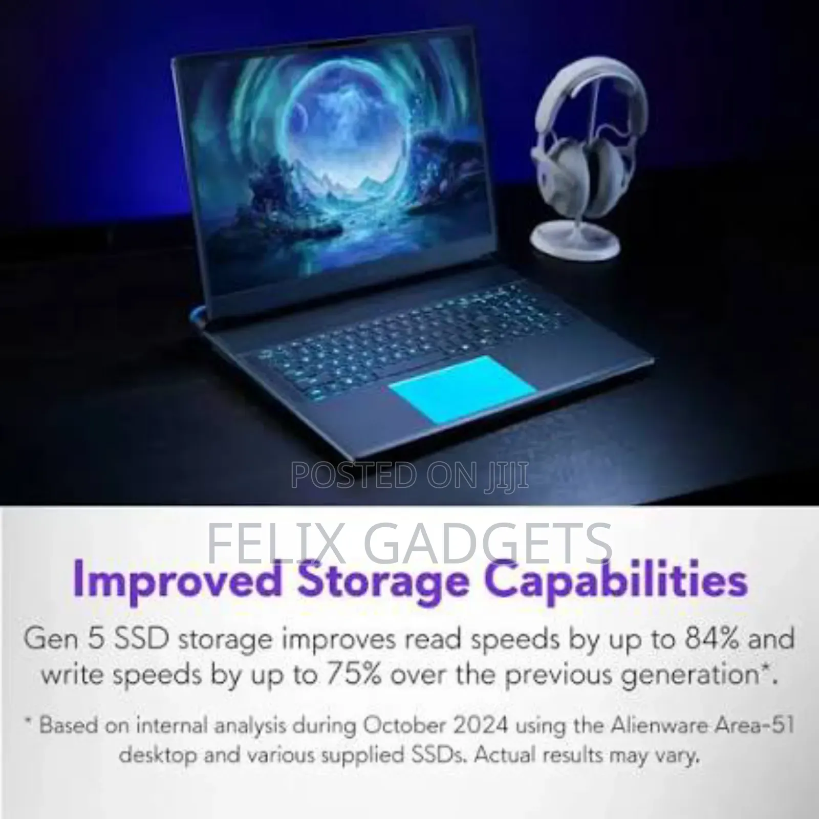 New Laptop Dell Alienware 18 Area-51 64GB Intel Core Ultra 9 SSD 2T
