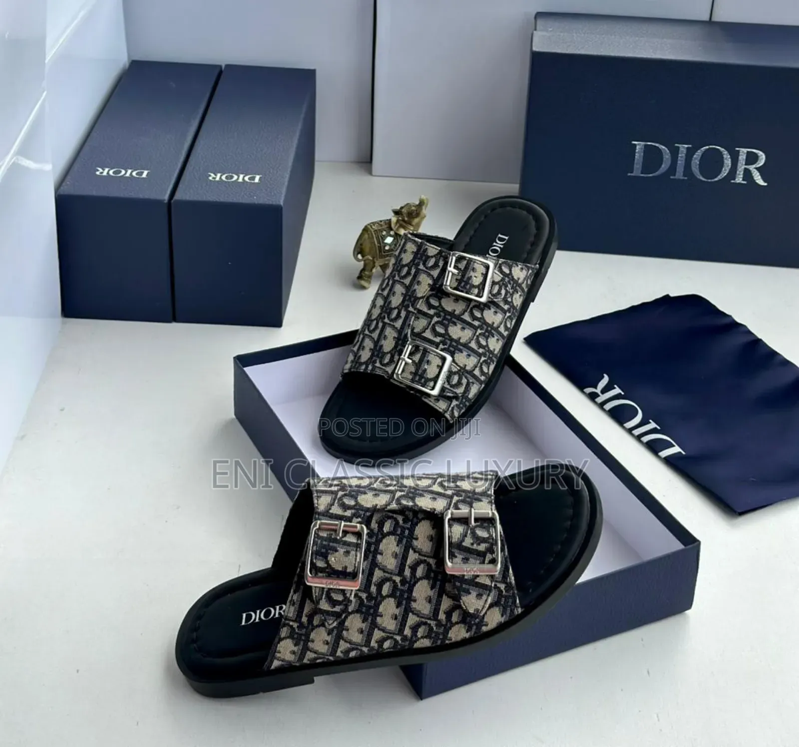 Pure Quality Luxury Men's Slippers Well Branded Package