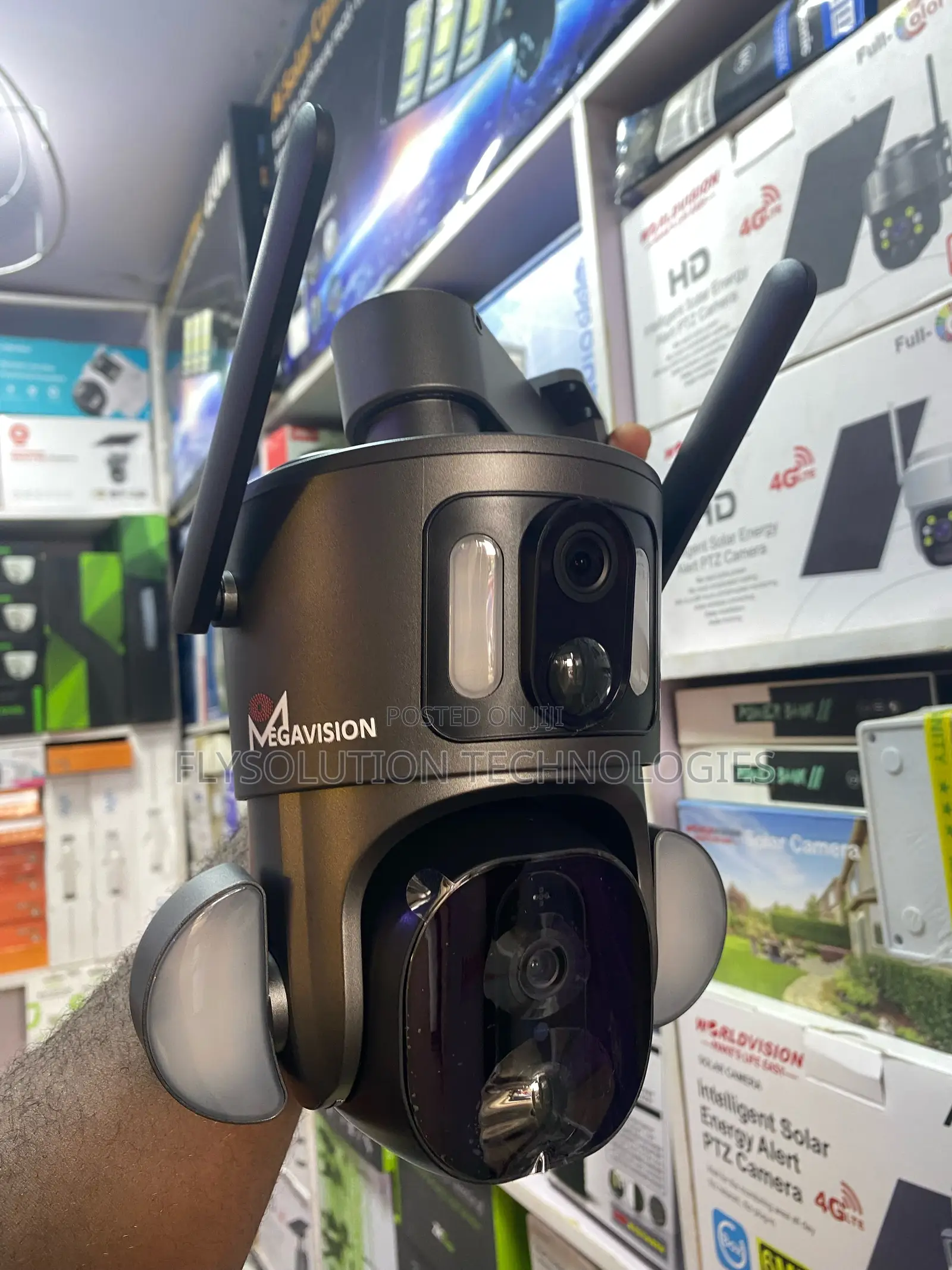Megavision Hd 4g Lte Dual Lens Solar PTZ Ubox Camera