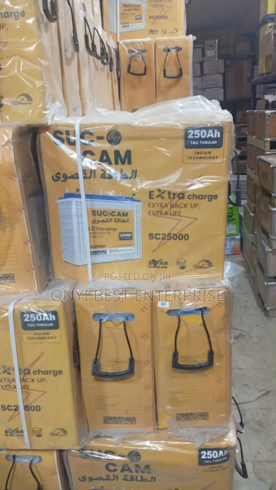 Suc Cam Tubular Battery 250ah 12vv