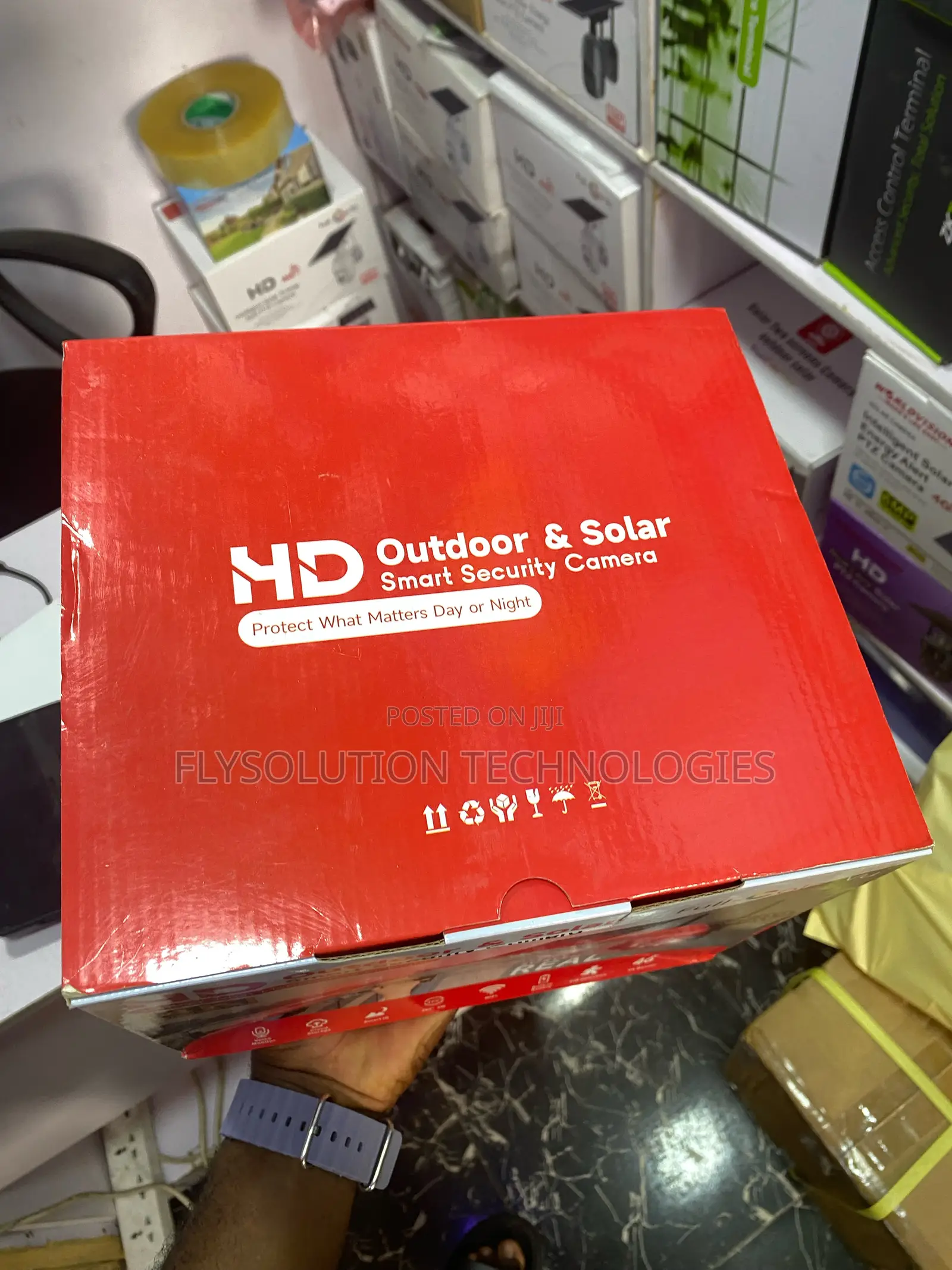 Triple-Lens Ultra Hd V380 Outdoor Solar Smart Security Camera