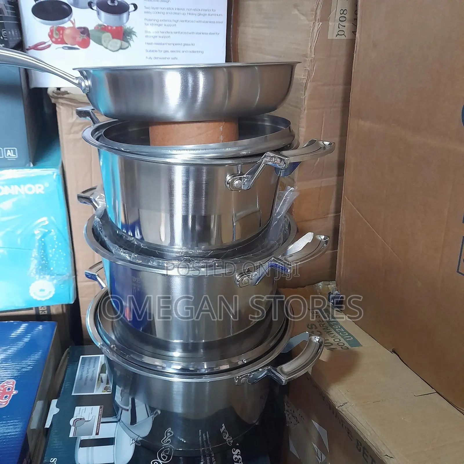 Eleranbe Stainless Steel Cookware Set