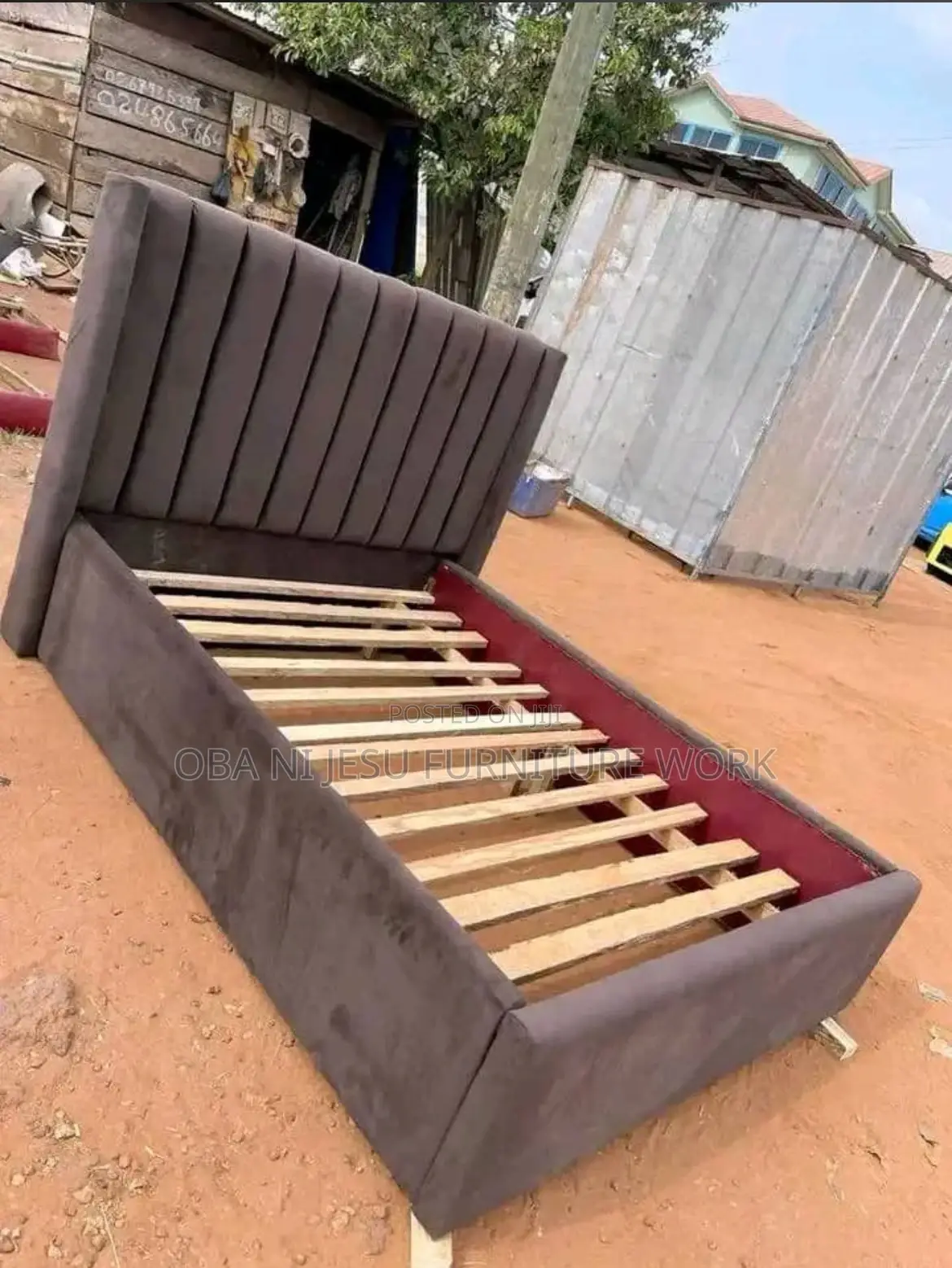 Solid and Quality Padded Bed