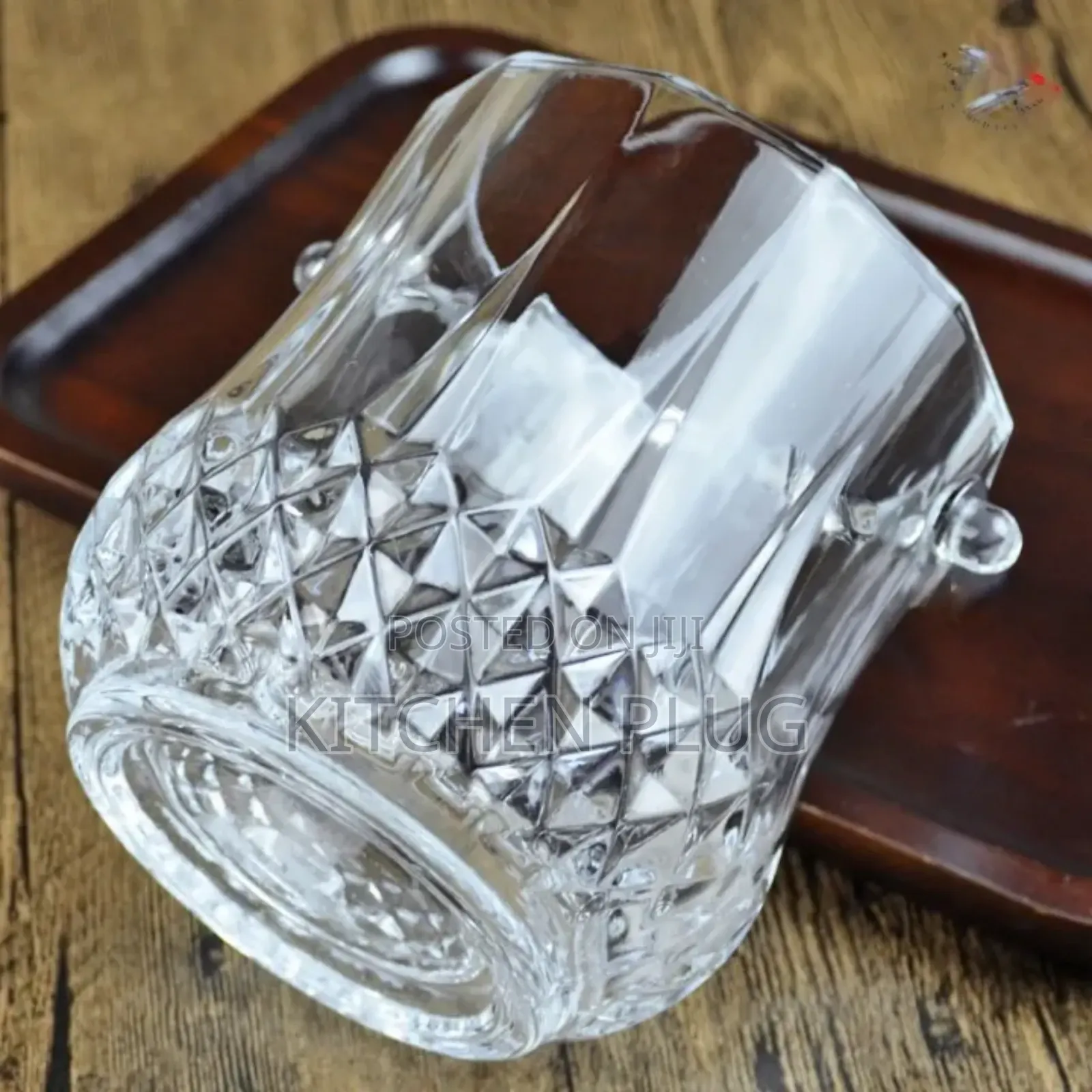 1 Litre Crystal Glass Ice Bucket (Transparent) / Acrylic Ice Bucket