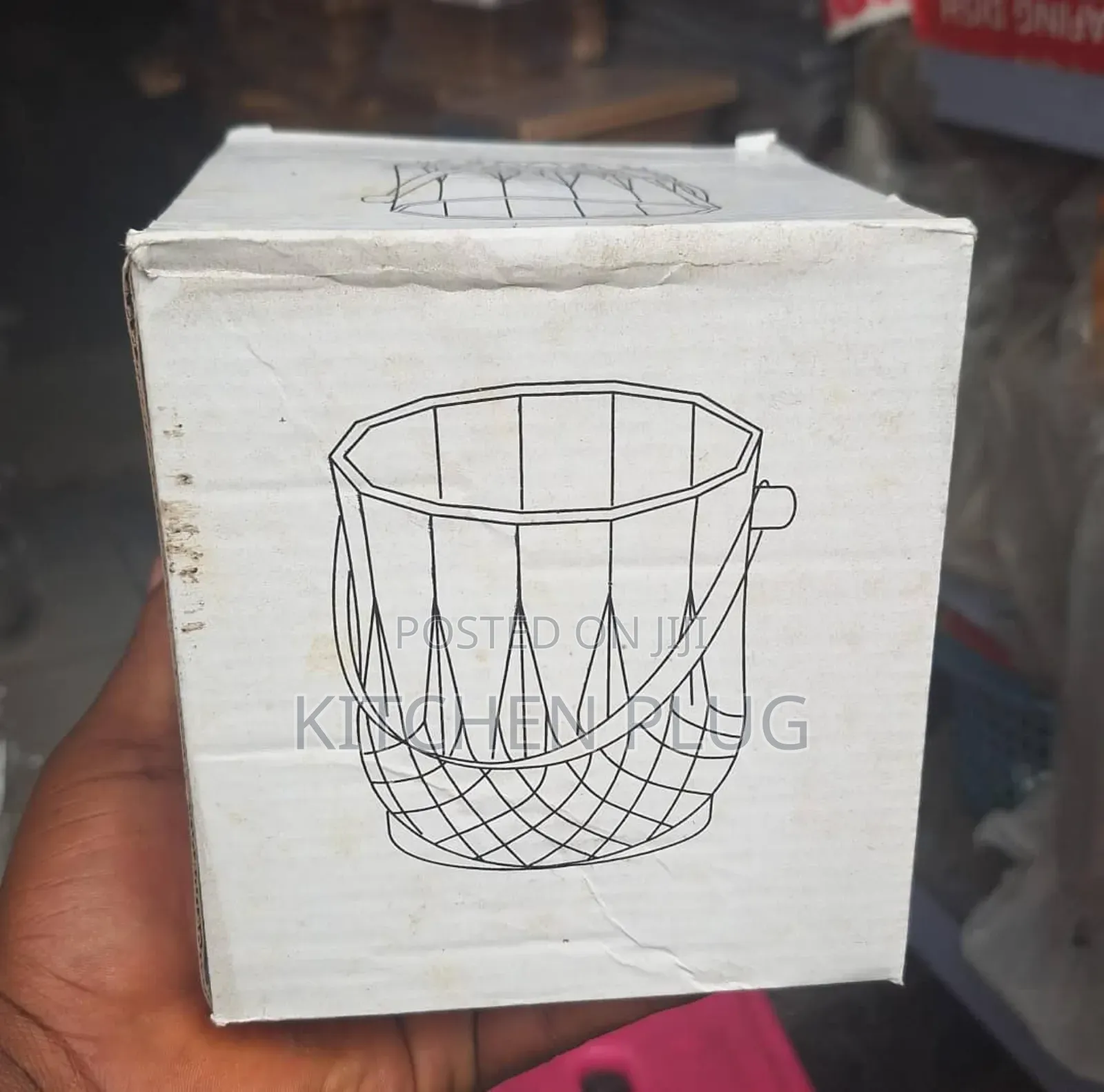 1 Litre Crystal Glass Ice Bucket (Transparent) / Acrylic Ice Bucket